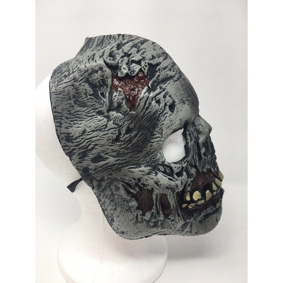 California Costume Collections Inc. Zombie Skeleton Bloody Horror Face Mask - Picture 6 of 12